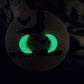 Glow In the Dark Crescent Moon Stud Earrings