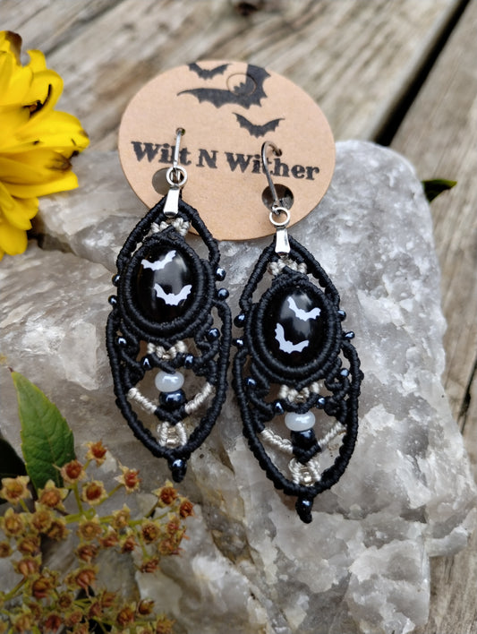 Bat Dangle Earrings