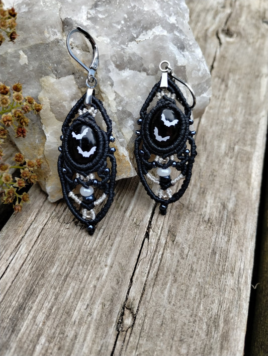 Bat Dangle Earrings