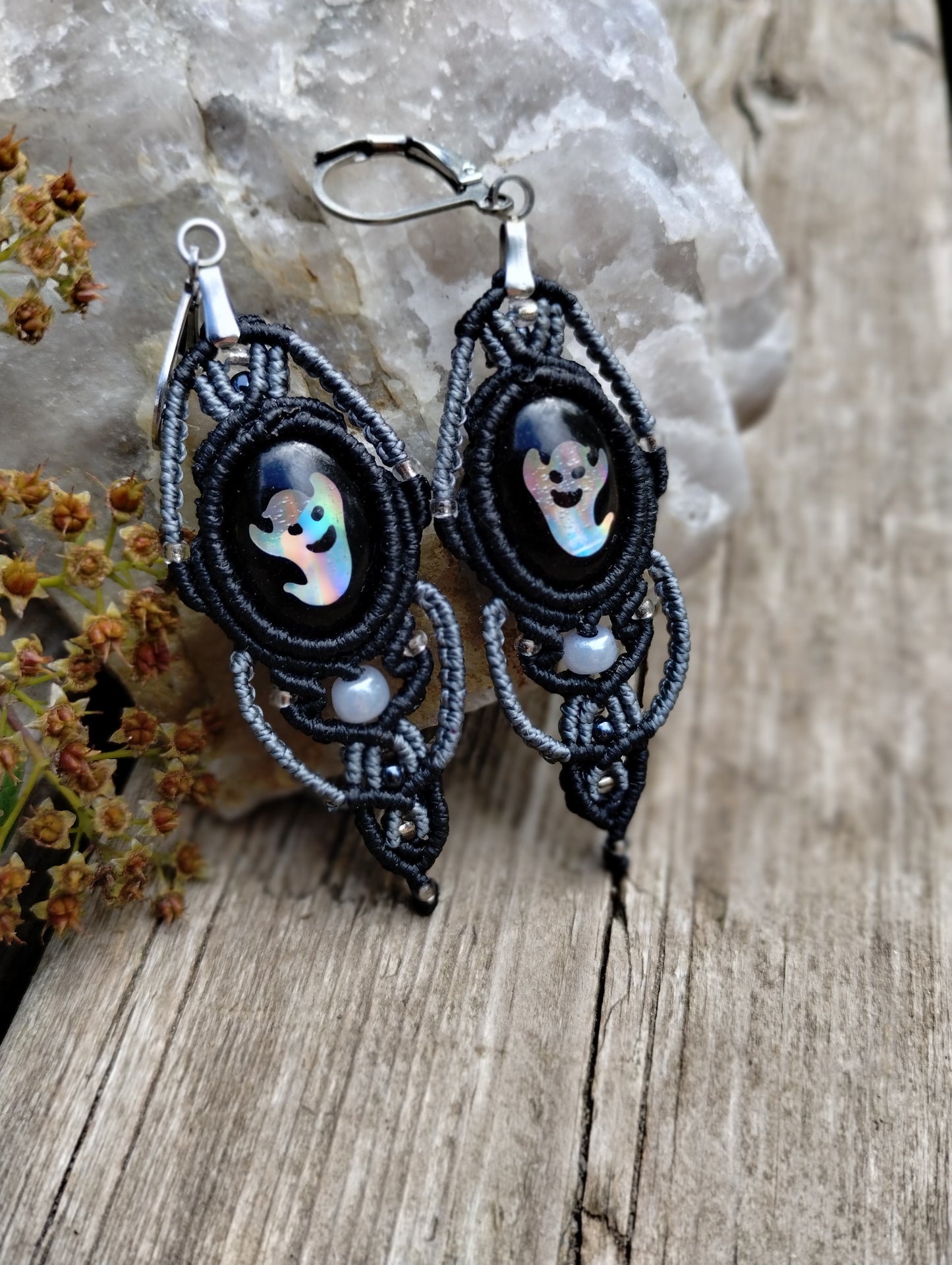 Ghost Dangle Earrings