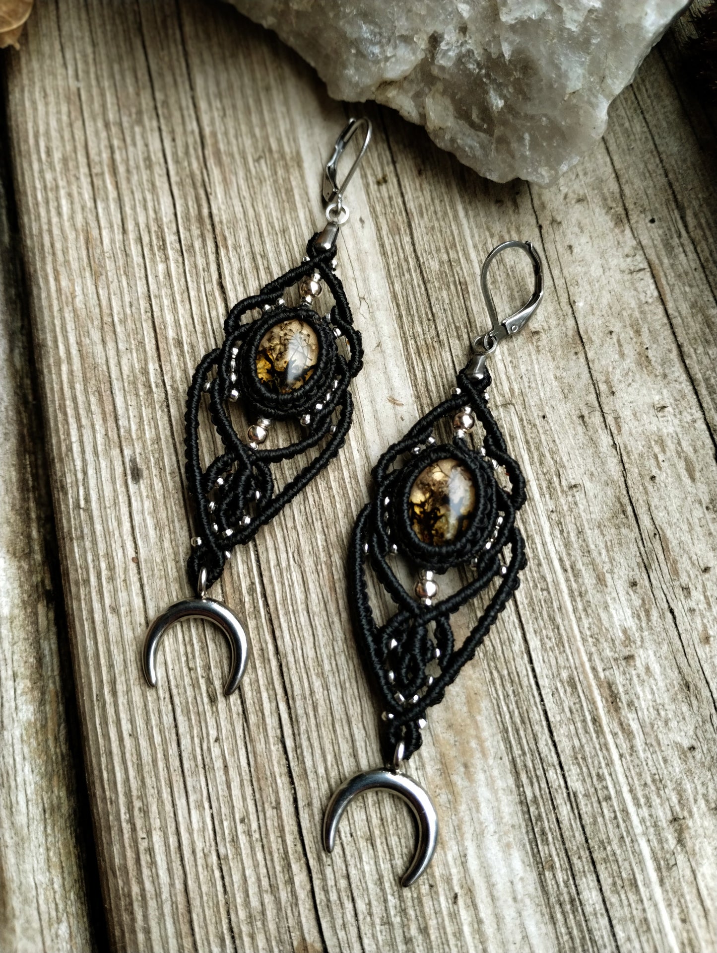 Witches Floral Dangle Earrings