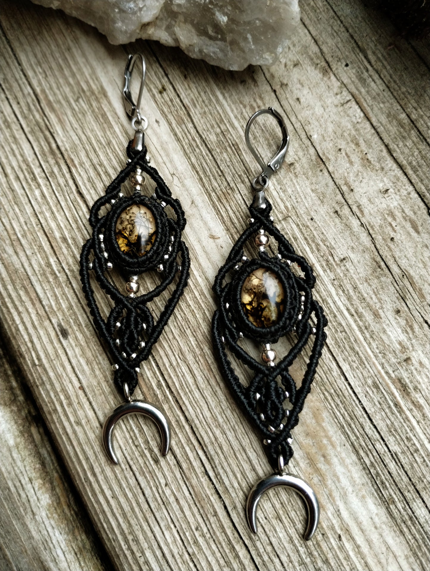 Witches Floral Dangle Earrings