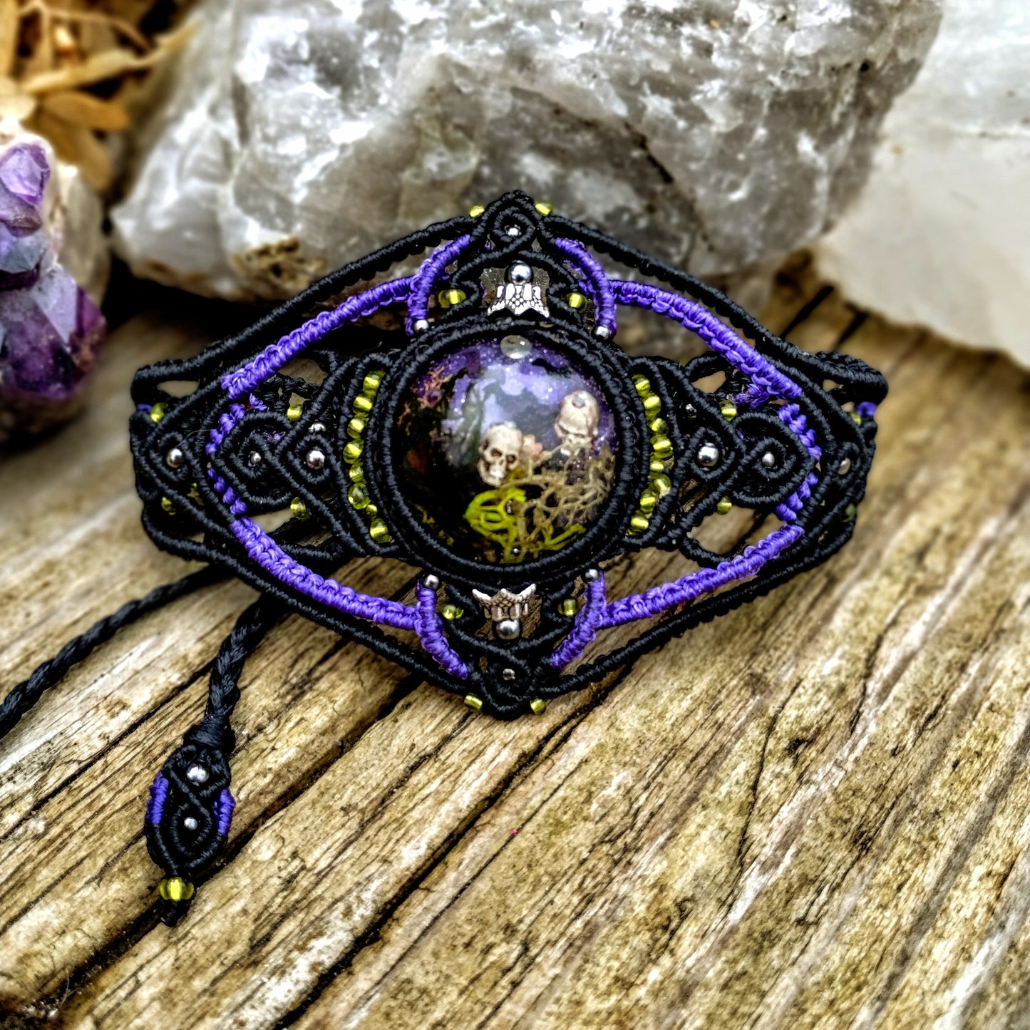 Purple People Eater Adjustable Bracelet