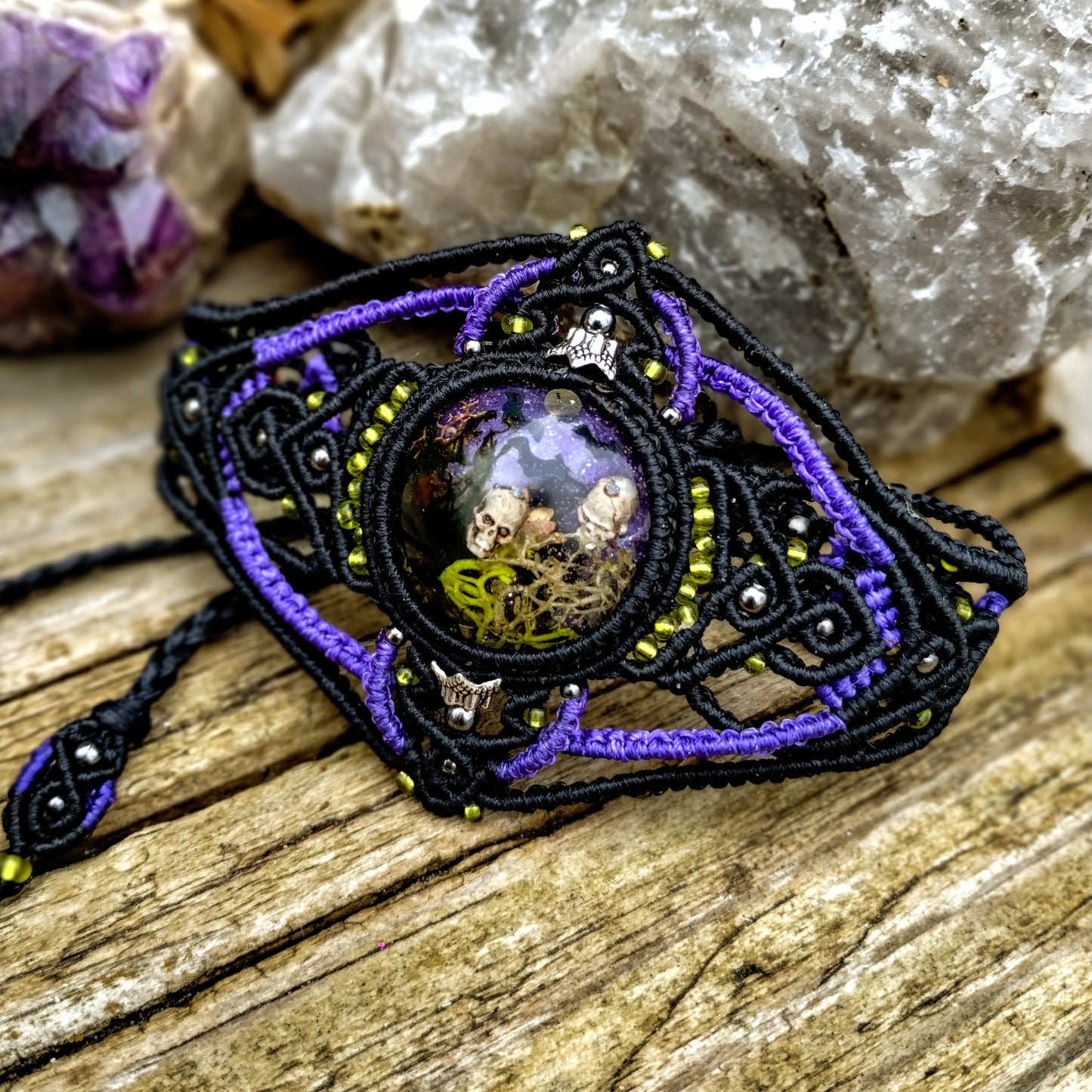 Purple People Eater Adjustable Bracelet