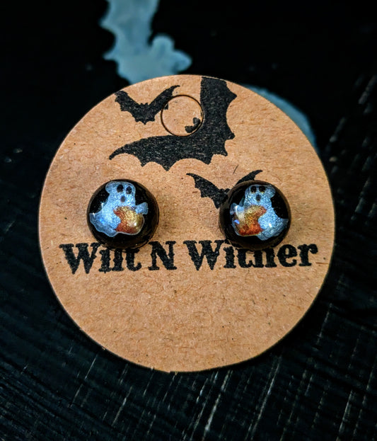 Halloween Night Stainless Steel Studs