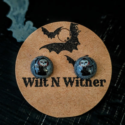 Halloween Night Stainless Steel Studs