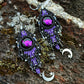 Shadow Cats Dangle Earrings