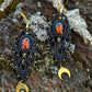 Glistening Witches Dangle Earrings