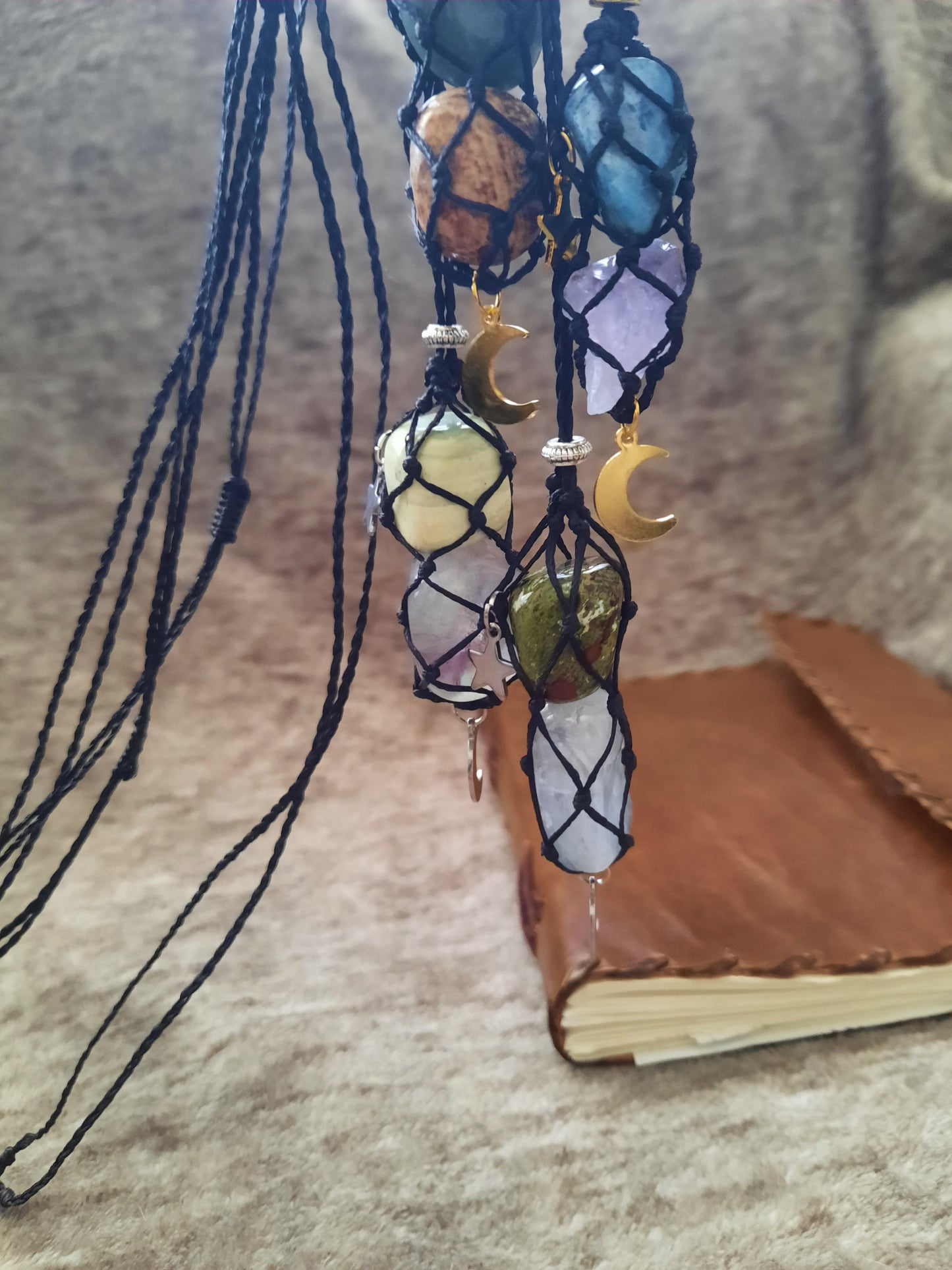 Witches Stone Bag Necklace