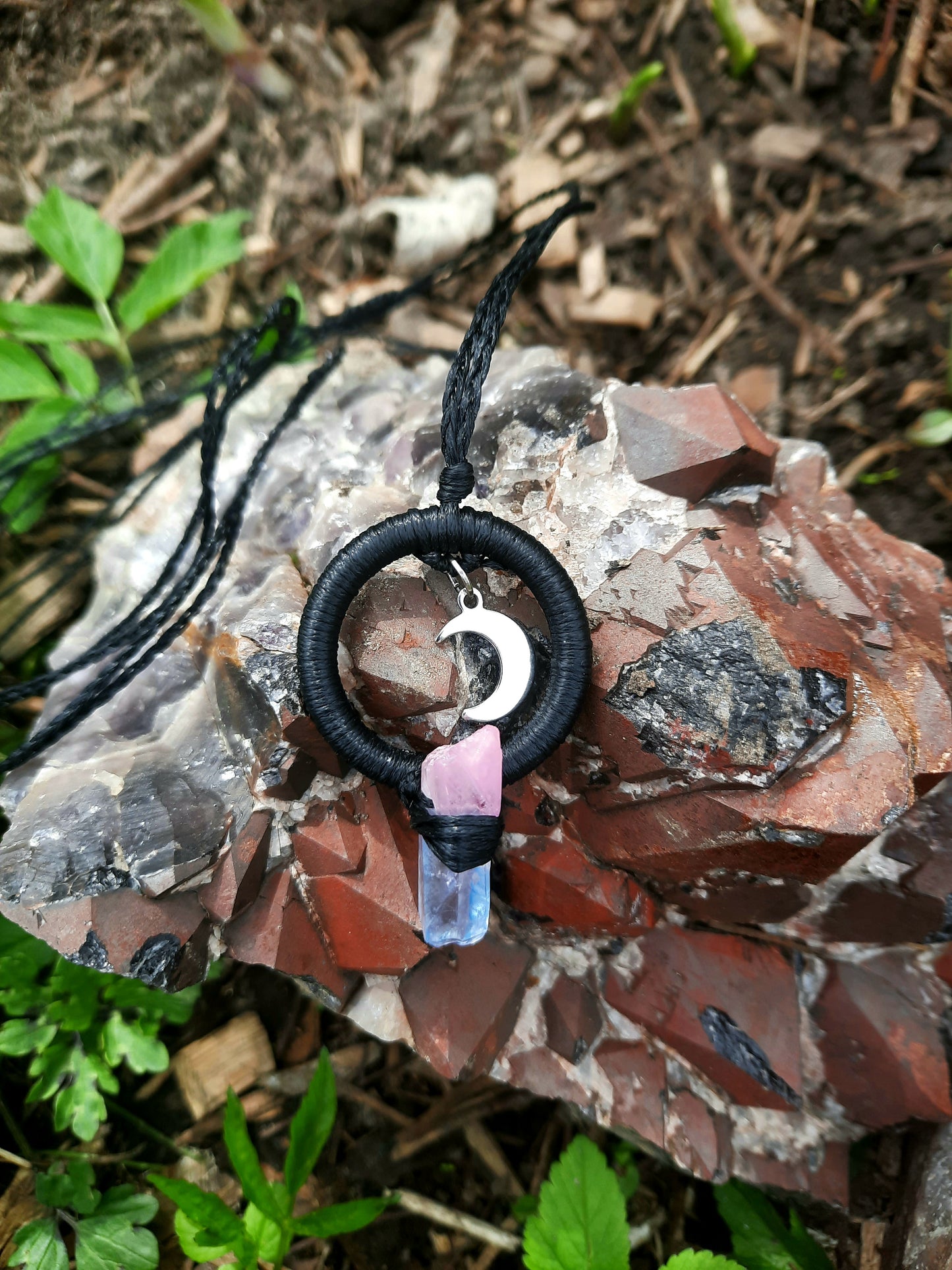 Electroplated Quartz Necklace