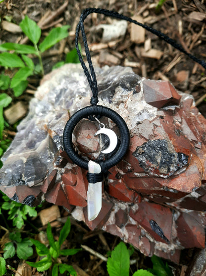 Electroplated Quartz Necklace