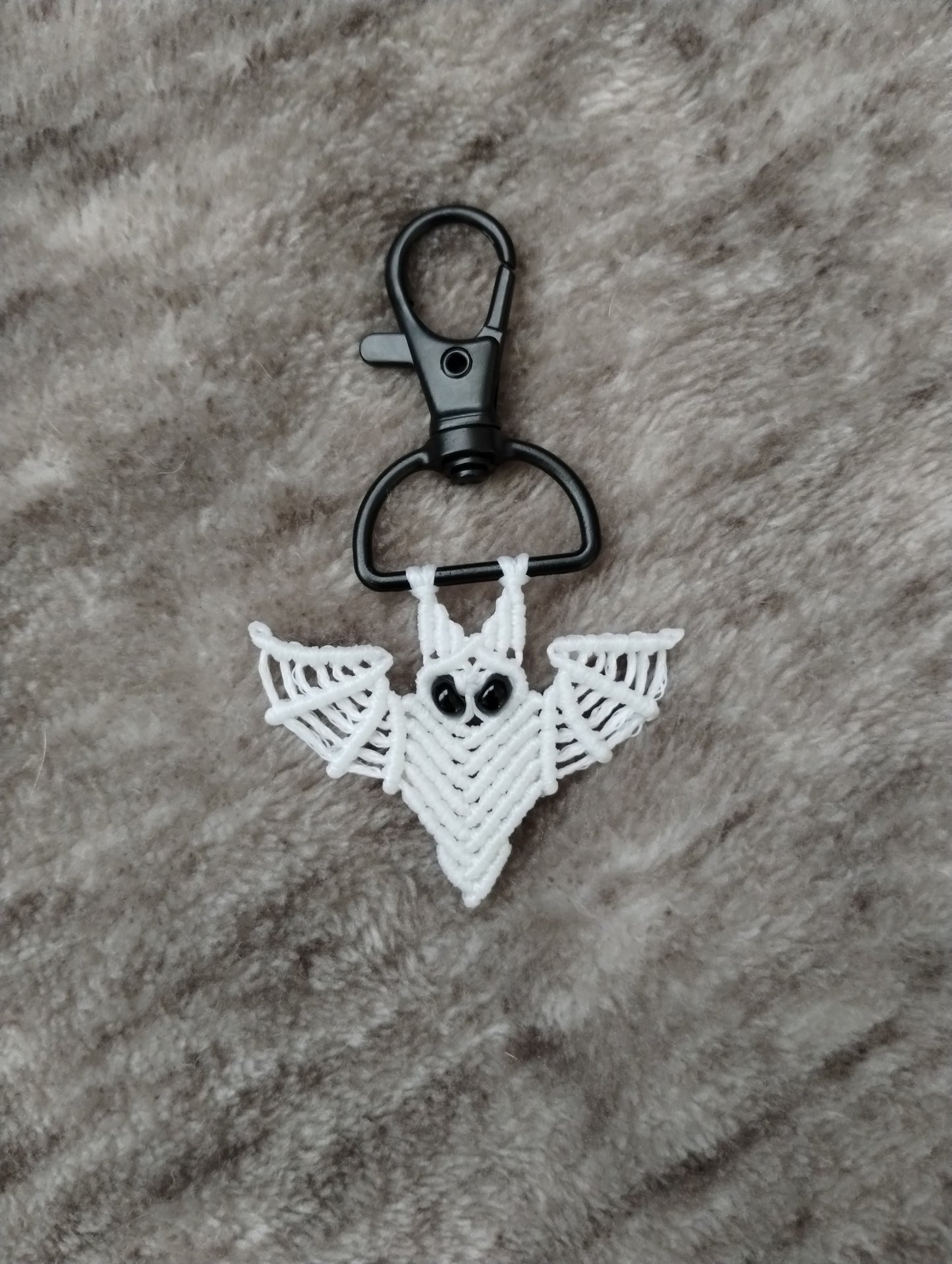 Macrame Bat Keychain