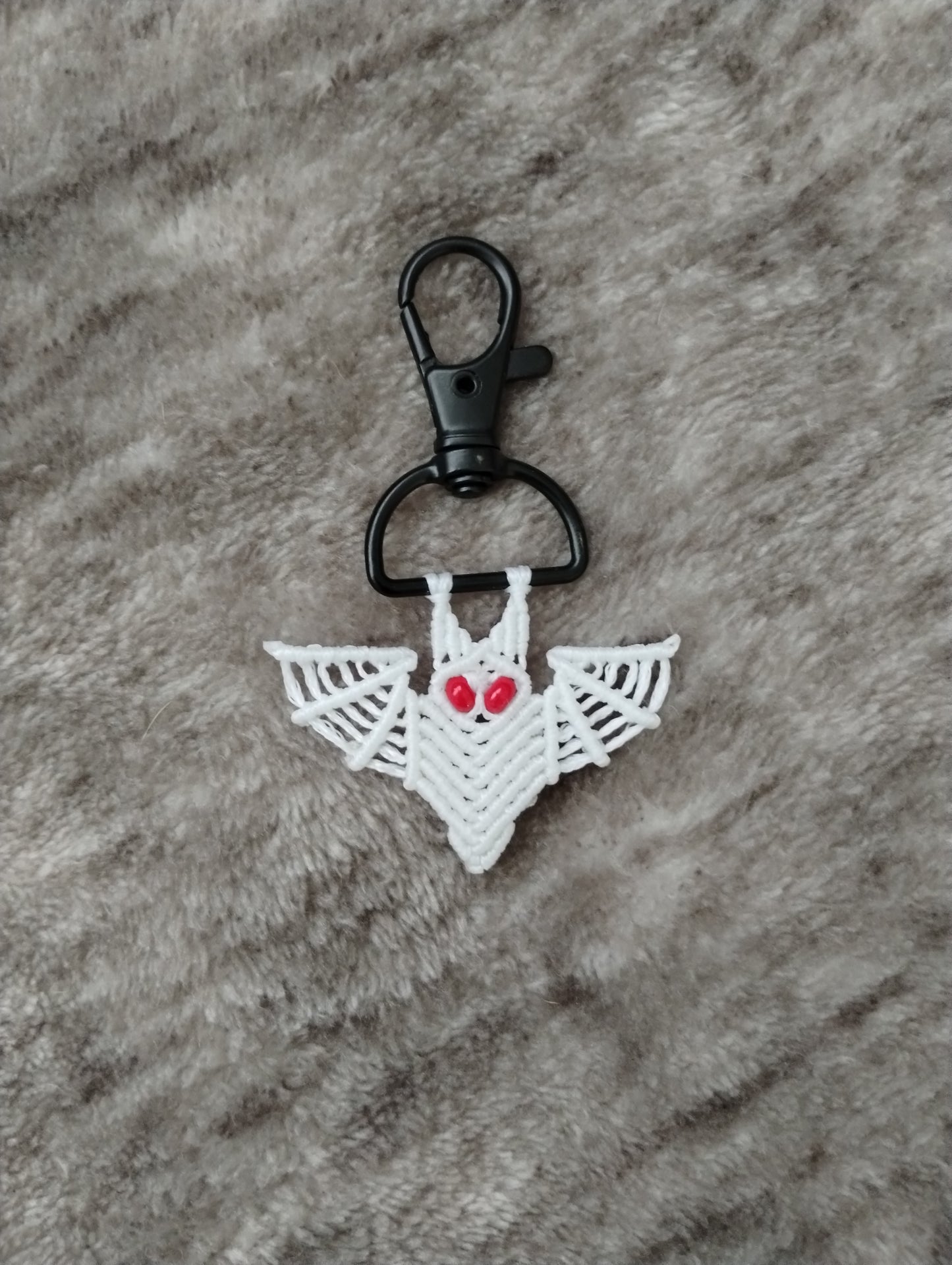 Macrame Bat Keychain