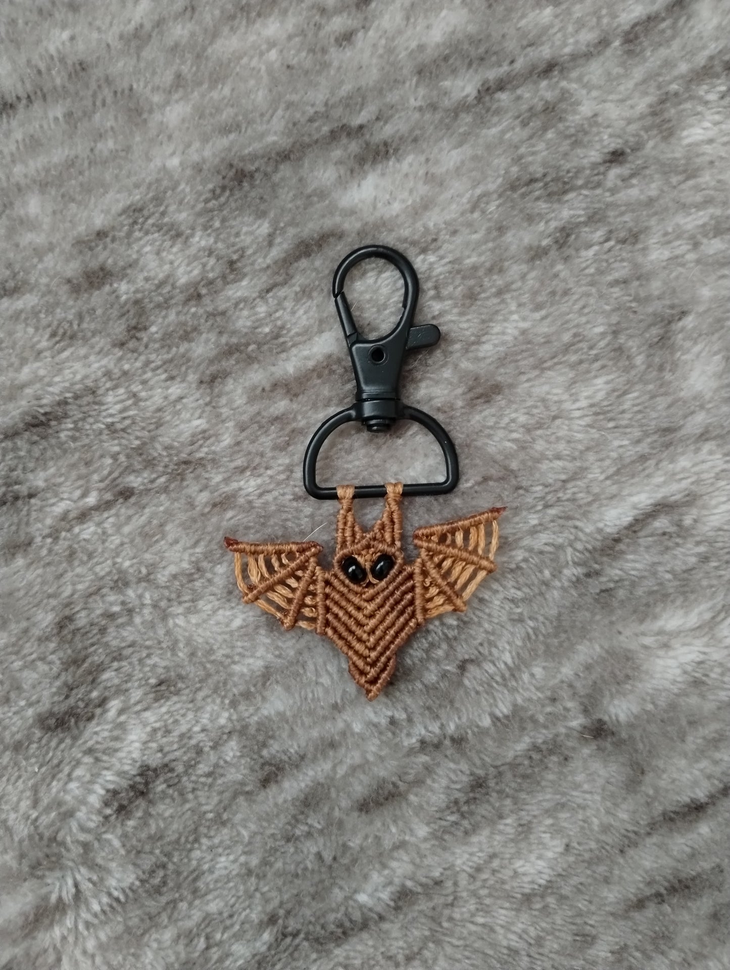 Macrame Bat Keychain