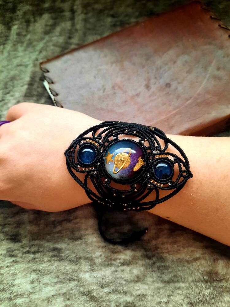 Saturn Adjustable Bracelet, oddity jewelry